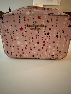 Kate Spade Pink Star Print Cross Body Bag